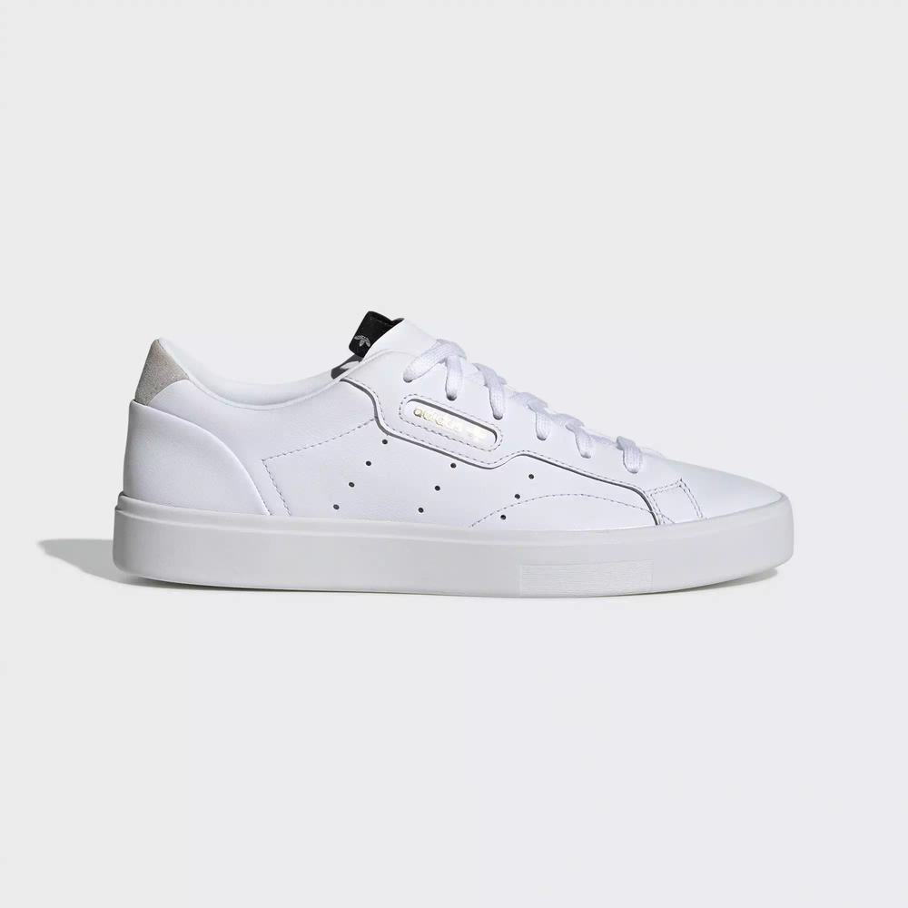 Adidas Sleek Tenis Blancos Para Mujer (MX-29315)